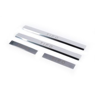 Protector de estribos Carmos V1 Tipo (4 uds, acero inoxidable)