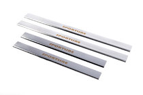 Mercedes E-class W124 1984–1997 Protector de umbral de puerta SportLine (4 uds, acero inoxidable) foto 1