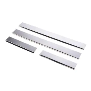 Protector de umbral Carmos (4 uds, acero inoxidable)
