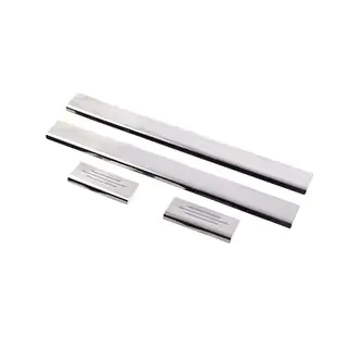 Protecciones de umbral Carmos (4 uds, acero inoxidable)