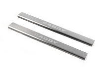 Volkswagen Caddy 2004-2010 Protector de Umbral de Puerta Laser (2 uds, Acero Inoxidable) foto 1