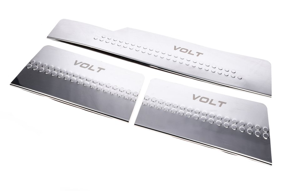 Volkswagen LT 1995-2006 Protector de umbral interior de acero inoxidable Carmos V1 (3 piezas) Image