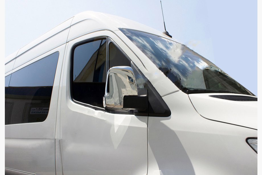 Mercedes Sprinter W907/W910 2018- Cubiertas de Espejos (2 uds., Acero Inoxidable) Carmos - Acero Inoxidable Turco Image