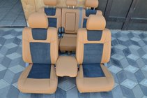 Toyota Land Cruiser 100 1998-2007 Fundas de Asientos de Coche (Cuero Sintético ↗Alcantara, Elite) foto 2