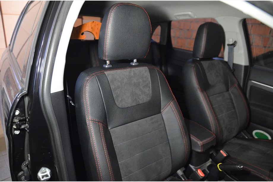Mitsubishi ASX 2010-2023 Fundas de Asientos SoyuzAuto Estilo Cuero Image