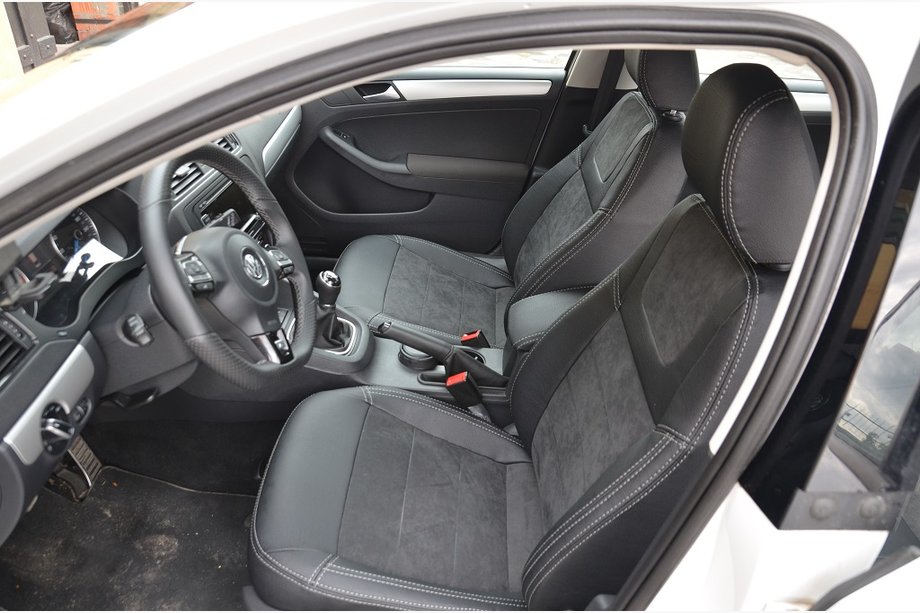 Volkswagen Jetta 2011-2018 Fundas de Asientos SoyuzAuto Estilo Cuero Image