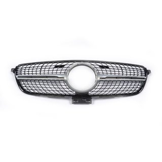 Parrilla frontal tuning (Diamond Silver) Mercedes GLE coupe C292 2015-2019 foto 2