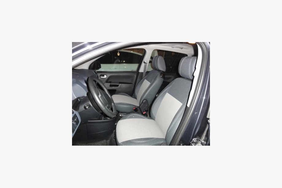 Ford Fusion 2002-2012 ¡Nuevo! Fundas de asiento de coche de piel ecológica Brothers Premium Image
