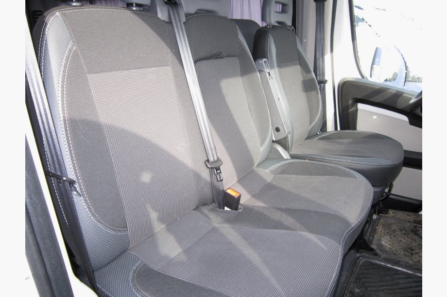 Nissan NV300/Primastar 2016- Fundas de Asientos de Coche (Tela + Cuero Sintético, Premium) Asientos delanteros (1+1) + interior completo Foto 2