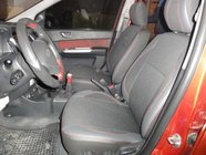 Hyundai Getz 2002- Fundas de Asientos de Coche (Cuero Sintético+Tela) foto 1