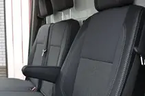 Mercedes Sprinter W906 2006–2018 Fundas de Asientos de Coche (Cuero Ecológico↗Tela, Premium) foto 5