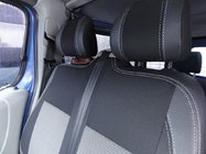 Opel Vivaro 2001–2015 Fundas para coche (polipiel y tela, Premium) Asientos delanteros 1+1 foto 5
