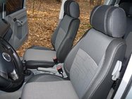 Volkswagen Caddy 2010-2015 Fundas de Asientos de Coche (Polipiel↗Tela, Premium) foto 7