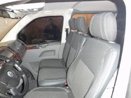 Volkswagen T5 Multivan 2003–2010 Fundas de Asientos de Coche (Polipiel↗Tela, Premium) foto 2