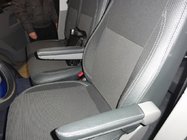 Volkswagen T5 Multivan 2003–2010 Fundas de Asientos de Coche (Polipiel↗Tela, Premium) foto 4