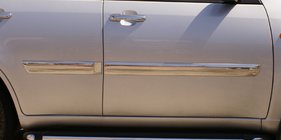 Chery Tiggo 1 2005-2016 Moldura de puerta acero inoxidable foto 1