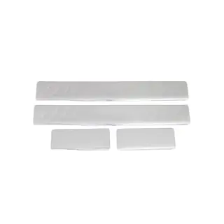 Embellecedores de estriberas OmsaLine (4 uds, acero inoxidable)
