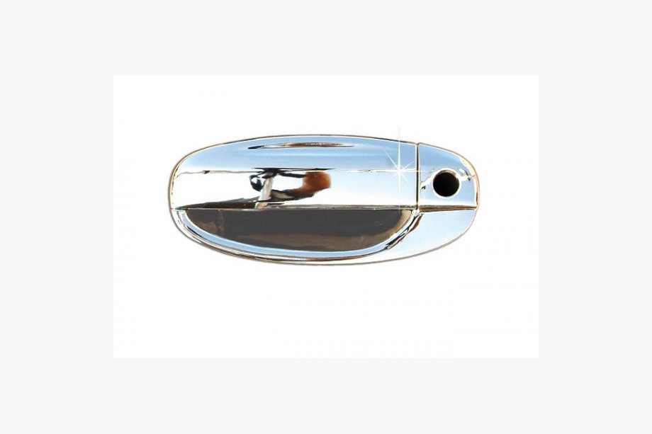 Chevrolet Aveo T200 2002-2008 Cubiertas de Manijas Cromadas (4 uds) Acero Inoxidable Pulido Image