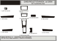 Chevrolet Evanda 2000-2006 Cubiertas de tablero (Hartman) foto 1