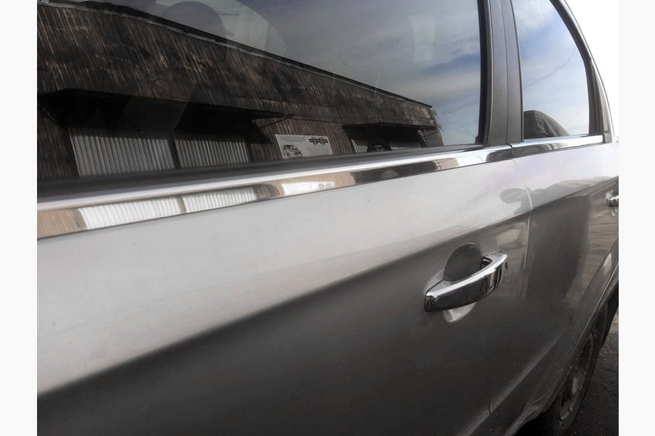 Chevrolet Aveo T250 2005-2011 Molduras inferiores de ventana acero inoxidable (4 uds.) Foto 2