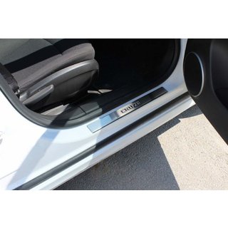 Protectores de umbral de puerta (4 uds, OmsaLine) Chevrolet Cruze 2009–2015 foto 2