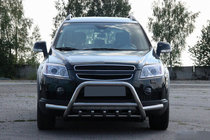 Chevrolet Captiva 2006-2019 Defensa Delantera WT003-Plus (Acero Inoxidable) foto 2