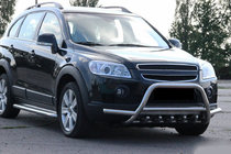 Chevrolet Captiva 2006-2019 Defensa Delantera WT003-Plus (Acero Inoxidable) foto 3