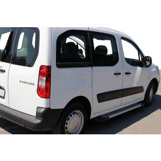 Estribos Laterales Line (2 uds., Aluminio) Citroen Berlingo 2008-2018 foto 3