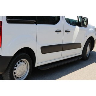 Estribos Laterales Allmond Black (2 uds., Aluminio) Citroen Berlingo 2008-2018 foto 3