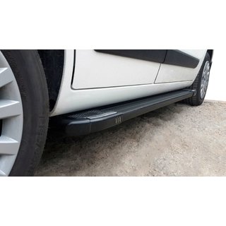 Estribos Laterales Rainbow Black (2 uds, Perfil de Aluminio) Citroen Nemo 2007-2017 foto 2