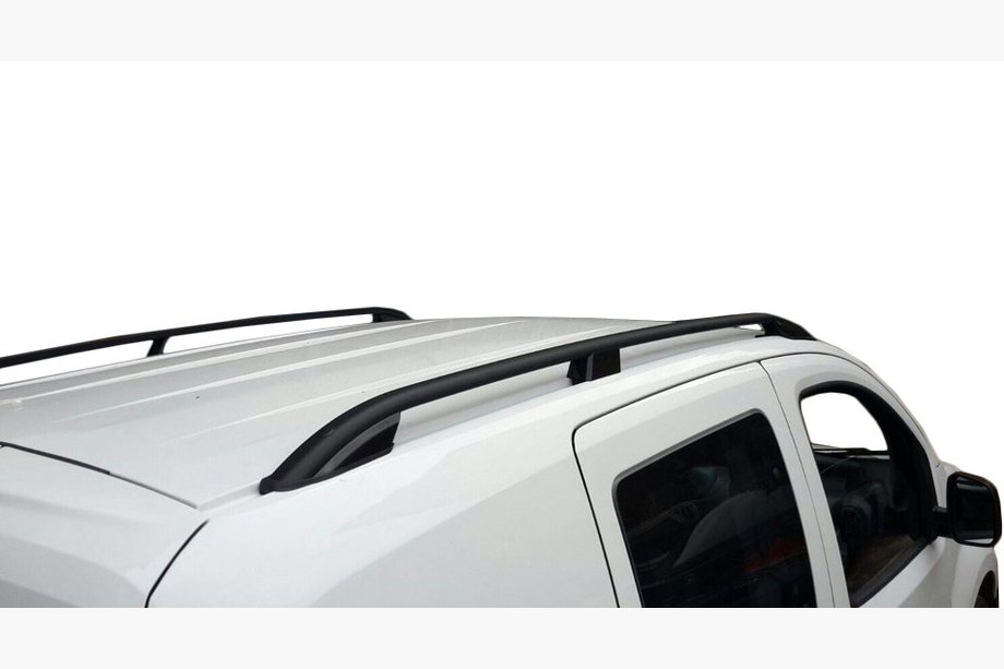 Fiat Doblo II 2010-2022 Barras de techo Skyport (negras) Base Estándar Foto 3