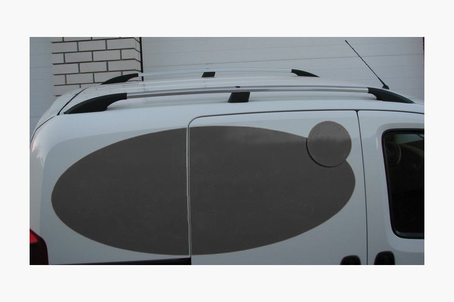 Fiat Fiorino/Qubo 2008-2024 Barras de Techo, Color Cromo Image