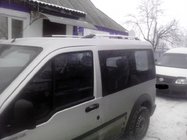 Ford Connect 2002–2006 Barras de Techo Cromadas foto 3