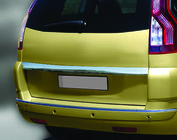 Citroen C-4 Picasso 2006-2013 Moldura cromada sobre la matrícula (acero inoxidable) foto 1