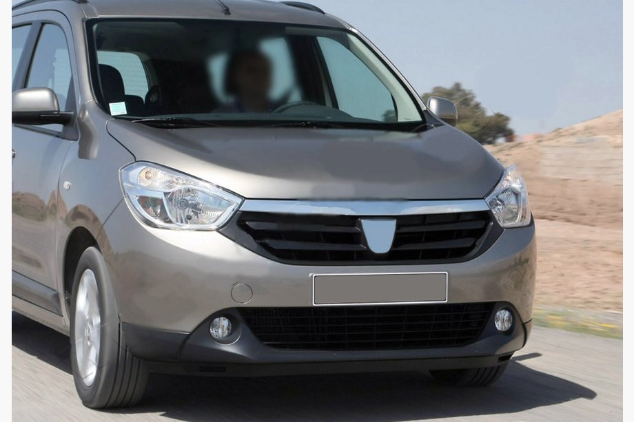 Dacia Dokker 2013-2022 Tira decorativa sobre la parrilla (acero inoxidable) Image