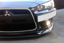 Mitsubishi Lancer X 2008- Soporte de matrícula (plástico) foto 5