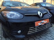 Renault Fluence 2009-2016 Parrilla de parachoques de una sola pieza (2013-2016, acero inoxidable) foto 2