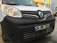 Renault Kangoo 2008–2020 Parrilla de parachoques de acero inoxidable de una sola pieza foto 2