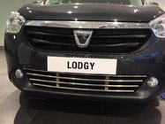 Renault Lodgy 2013-2022 Parrilla de parachoques acero inoxidable foto 5