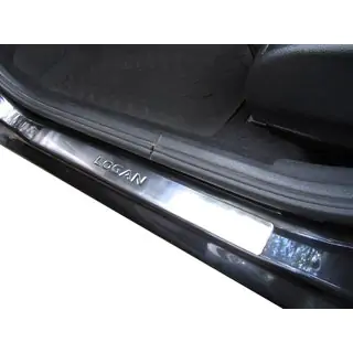 Embellecedores de estriberas OmsaLine (4 uds, acero inoxidable)