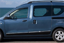 Dacia Dokker 2013-2022 Molduras de puerta acero inoxidable (4 uds) foto 1