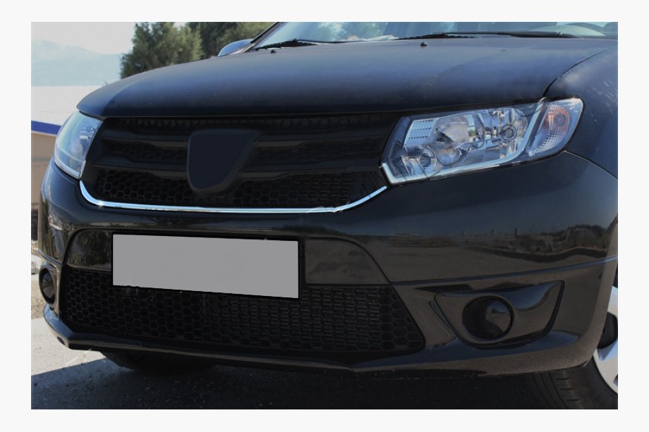 Renault Sandero 2013-2022 Cubiertas de parrilla de acero inoxidable Foto 1