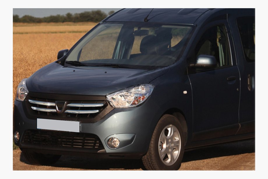 Renault Dokker 2013-2022 Molduras de parrilla cromadas (4 tiras, acero inoxidable) Image