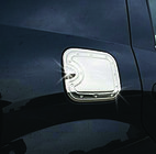 Renault Logan I 2005-2008 Cubierta cromada para tapa de combustible (acero inoxidable) foto 1