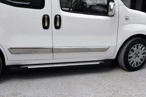 Citroen Nemo 2007-2017 Estribos Laterales Allmond Grey (2 uds, perfil de aluminio) foto 1