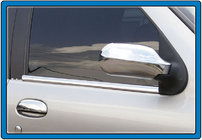 Fiat Albea 2002-2012 Molduras exteriores de ventanas acero inoxidable (4 uds) foto 1