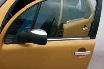 Fiat Stilo 2001-2007 Molduras exteriores de ventanas (6 pcs, acero inoxidable) foto 1
