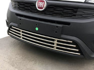 Fiat Doblo II 2010-2022 Rejilla de parachoques 2014↗ (acero inoxidable) foto 1