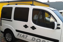 Fiat Doblo I 2001-2005 Barras de Techo Negras foto 3