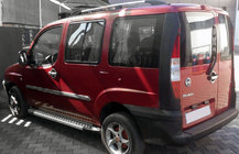 Fiat Doblo I 2005-2010 Estribos Laterales Allmond Grey (2 uds., Aluminio) foto 3